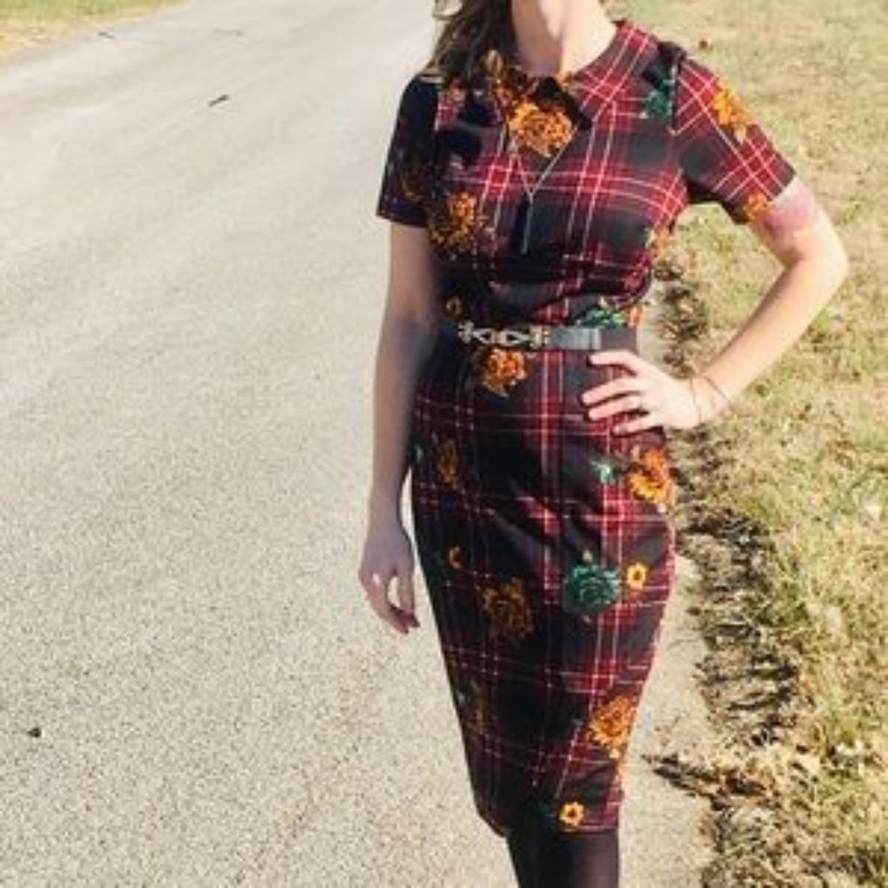 Harlem piphany collared dress